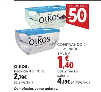 Hipercor OIKOS. oferta