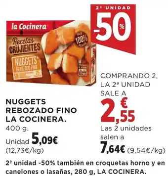 Hipercor NUGGETS REBOZADO FINO LA COCINERA. oferta