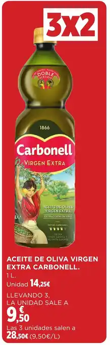 Hipercor ACEITE DE OLIVA VIRGEN EXTRA CARBONELL. oferta