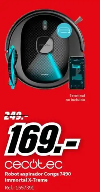 MediaMarkt Robot aspirador Conga 7490 Immortal X-Treme Ref.: 1557391 oferta