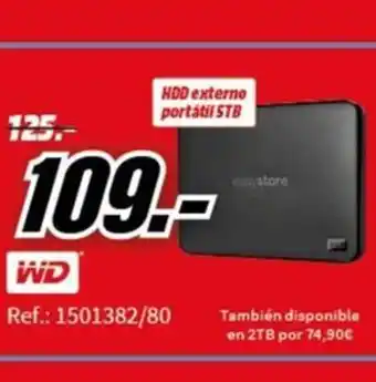 MediaMarkt WD oferta