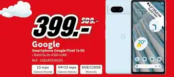 MediaMarkt Google Smartphone Google Pixel 7a 5G oferta