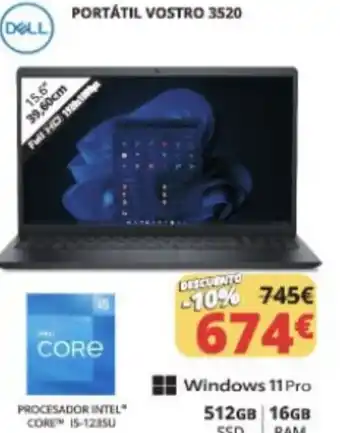 Dynos Informática PORTÁTIL VOSTRO 3520 oferta