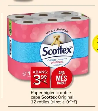 Supermercados Charter Scottex oferta
