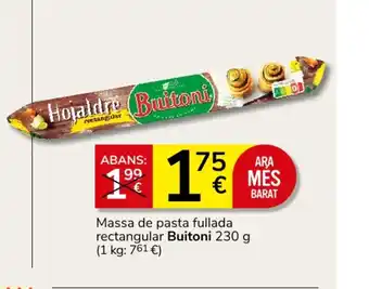 Supermercados Charter Buitoni oferta