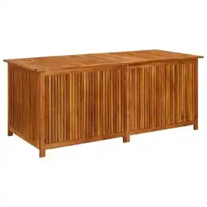 Brico Depôt vidaXL caja de almacenaje de jardín madera maciza acacia 175x80x75 cm oferta