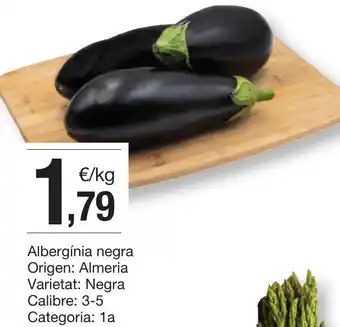 BonpreuEsclat Albergínia negra Origen oferta