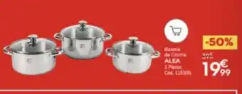 Conforama Bateria de cocina alea oferta