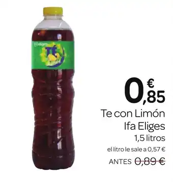 Supermercados El Jamón Te con Limón Ifa Eliges oferta