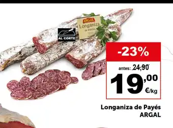 Masymas Longaniza de Payés ARGAL oferta