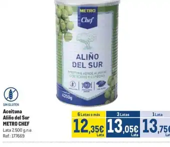 Makro Aceituna Aliño del Sur METRO CHEF oferta