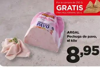 Alimerka ARGAL Pechuga de pavo, el kilo oferta