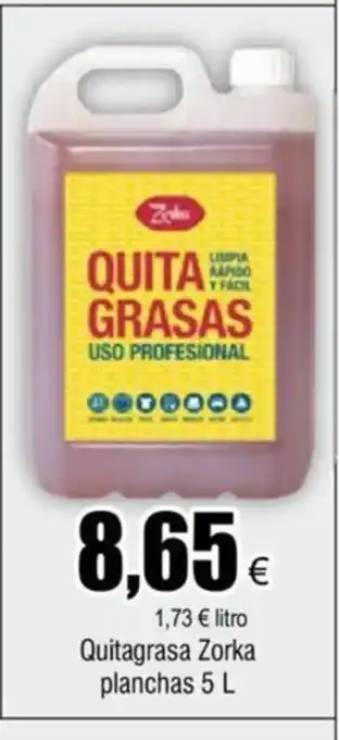 FROIZ Quitagrasa Zorka planchas 5 L oferta
