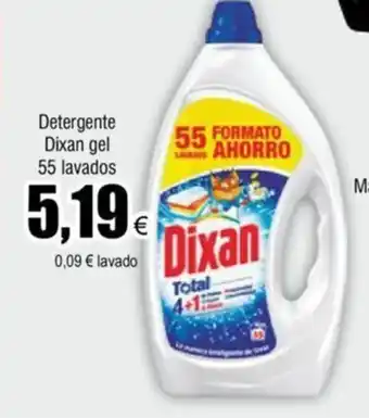 FROIZ Detergente Dixan gel 55 lavados oferta