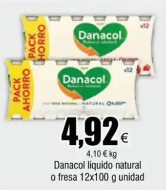 FROIZ Danacol líquido natural o fresa 12x100 g unidad oferta