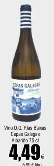 FROIZ Vino D.O. Rías Baixas Cepas Galegas Albariño 75 cl oferta