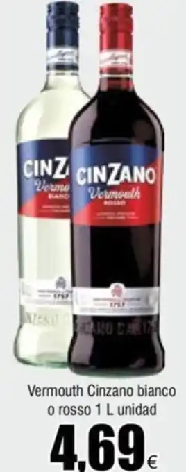 FROIZ Vermouth Cinzano bianco o rosso 1 L unidad oferta