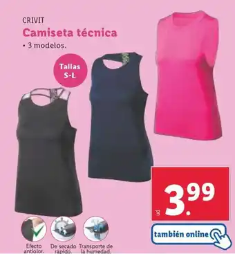 Lidl Camiseta técnica oferta