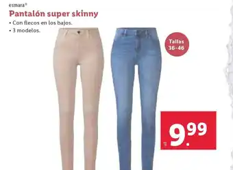Lidl Pantalón super skinny oferta
