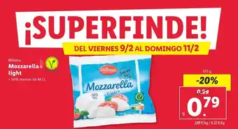 Lidl Mozzarella! light oferta