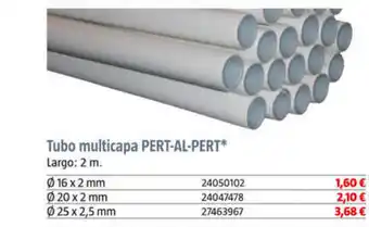 Bauhaus Tubo multicapa PERT-AL-PERT* oferta