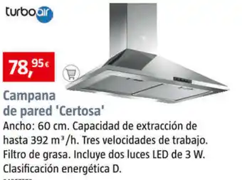 Bauhaus Campana de pared 'Certosa' oferta