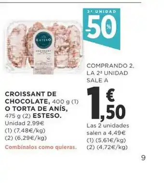Supercor Croissant De Chocolate O Torta De Anis Esteso 475g oferta