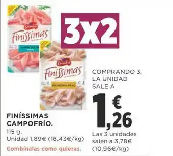 Supercor Finissimas Campofrio 115g oferta