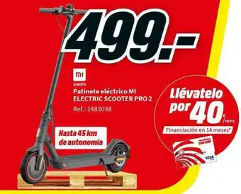 MediaMarkt Mi Xiaomi Patinete Eléctrico Mi Electric Scooter Pro 2 oferta