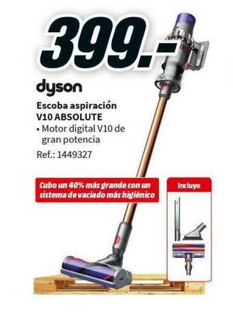 MediaMarkt Dyson Escoba Aspiración V10 Absolute oferta