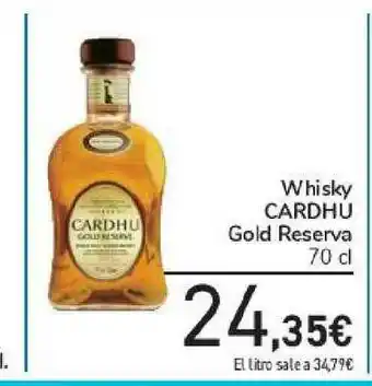 Carrefour Whisky Cardhu Gold Reserva 70cl oferta