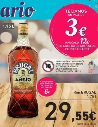 Carrefour Ron Brugal 1.75l oferta