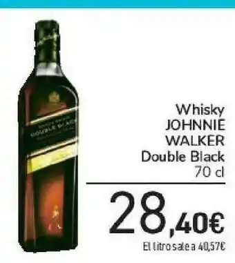 Carrefour Whisky Johnnie Walker Double Black 70cl oferta