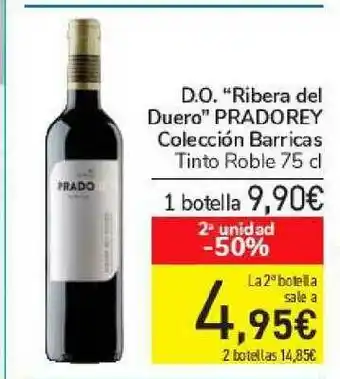 Carrefour D.o. Ribera Del Duero Pradorey Colección Barricas 75cl oferta