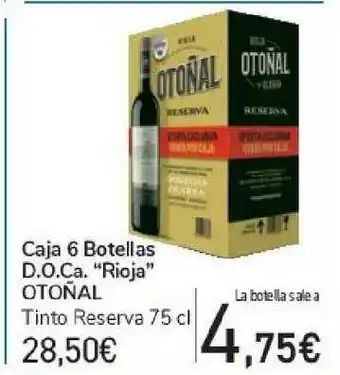 Carrefour Caja 6 Botellas D.o.ca. 75cl oferta