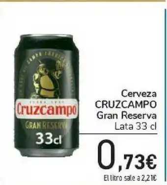 Carrefour Cerveza Cruzcampo Gran Reserva 33cl oferta