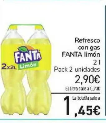 Carrefour Refresco Con Gas Fanta Limón 2l oferta