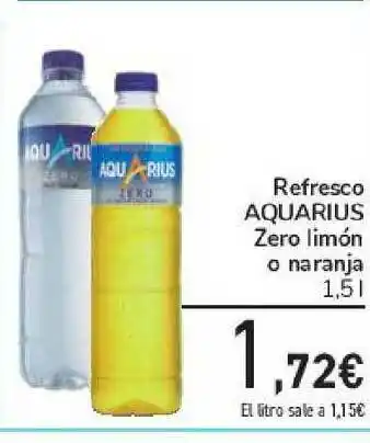 Carrefour Refresco Aquarius Zero Limón O Naranja 1,5l oferta