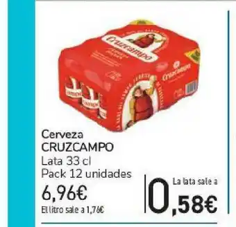 Carrefour Cerveza Cruzcampo 33cl oferta