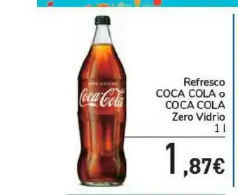 Carrefour Refresco Coca Cola O Coca Cola Zero Vidrio 1l oferta