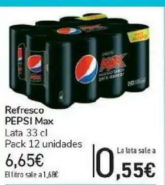 Carrefour Refresco Pepsi Max 33cl oferta