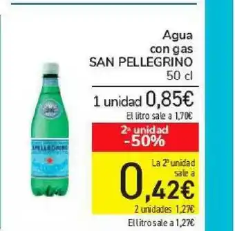 Carrefour Agua Con Gas San Pellegrino 50cl oferta