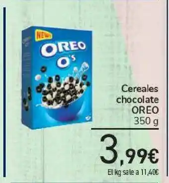 Carrefour Cereales Chocolate Oreo 350g oferta