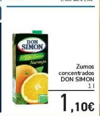 Carrefour Zumos Concentrados Don Simon 1l oferta