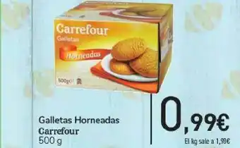 Carrefour Galletas Horneadas Carrefour 500g oferta