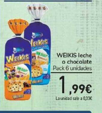 Carrefour Weikis Leche O Chocolate oferta