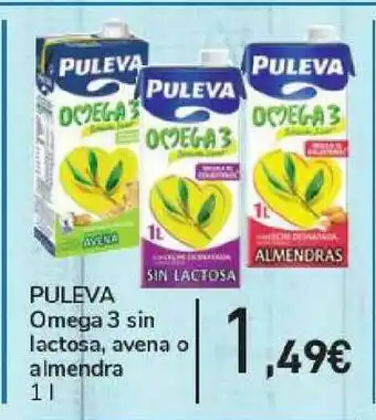 Carrefour Puleva Omega 3 Sin Lactosa Avena O Almendra 1l oferta