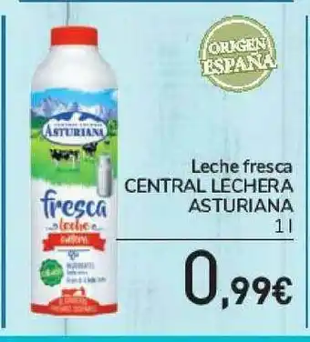 Carrefour Leche Fresca Central Lechera Asturiana 1l oferta