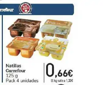 Carrefour Natillas Carrefour 125g oferta