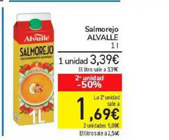 Carrefour Salmorejo Alvalle 1l oferta
